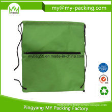 OEM Order Manufacturer Zipped Drawstring Bags for Shopping